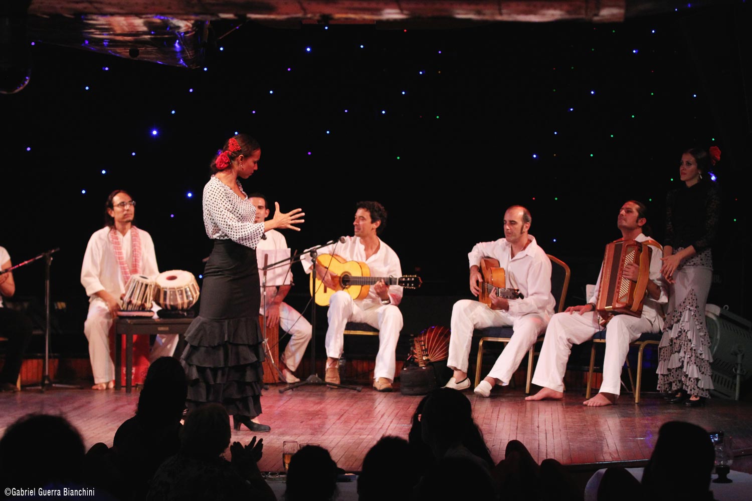 Marco Lo Russo aka Rouge and Jusué Otero Tacoronte Flemenco ensemble in Cuba